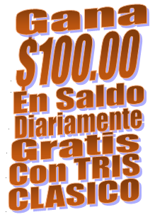 gana100diario4 Gana 0 Diarios - Sábado 08/11/2025 Tris Clásico 8:30pm.